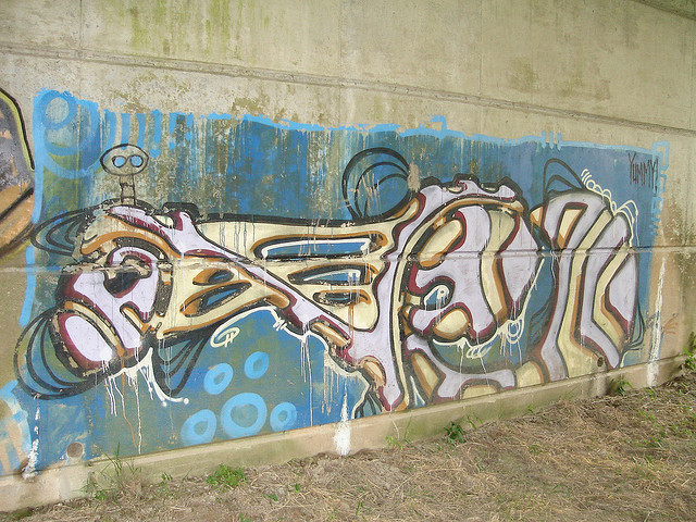 Graffiti Horse in Ironbridge