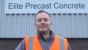 Owen Batham, Sales and Marketing Director at Elite Precast Concrete