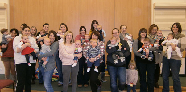 Parents and Children at the Bumps and Babes in Telford