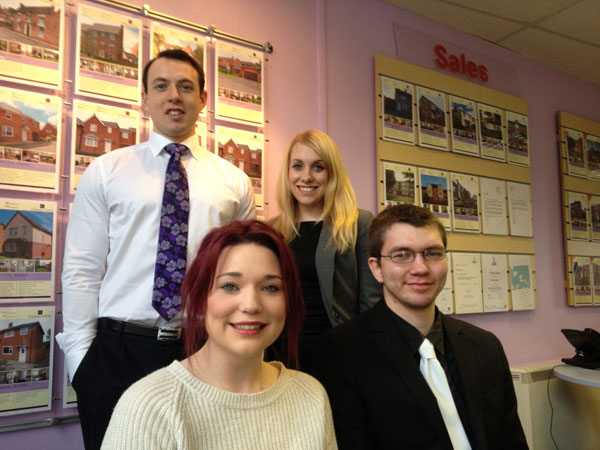 Max & Katie Colman with Beth Oliver and Dan Edwards (seated)