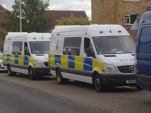 Some of the vehicles to be used in filming