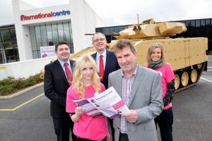 Cllr Shaun Davies, Lauren Weale, David Wright MP, Bob George & Kate Callis