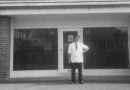 Angelo Cosco, outside Angelos Chip Shop in 1970