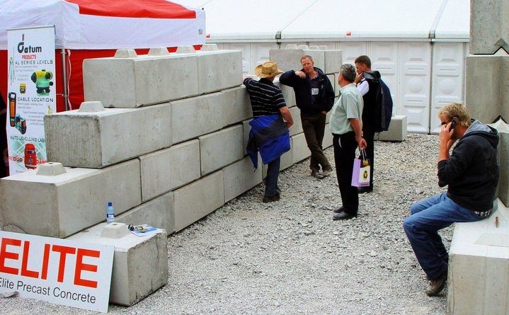 Interlocking Concrete Blocks