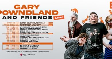Gary Powndland, like the shop but spelt different, has added a date in Telford to his latest tour.