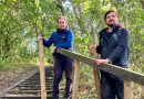 Tristan Hayes (left) and apprentice James Brammer