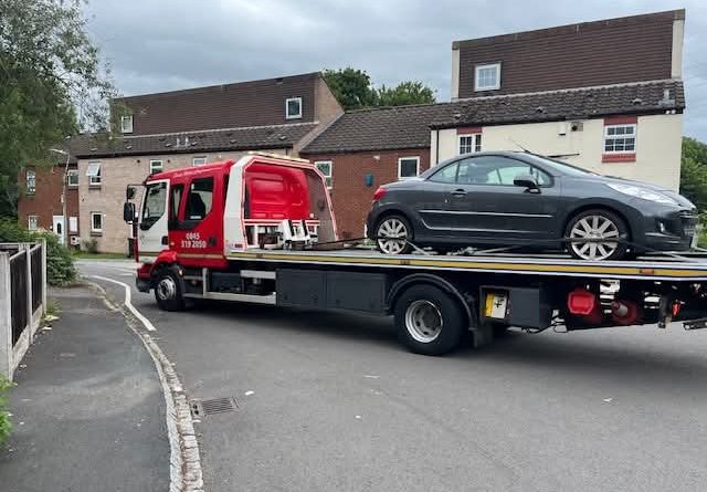 Another car taken away