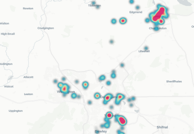 Where are the HMO hotspots in Telford?
