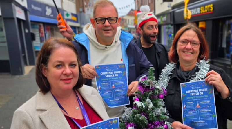 Caroline Mulvihill Deputy CEO and Events Manager – Wellington Town Council, Cllr Paul Davis for Haygate & Park, Jon Drew of the Boardroom Gaming Café who is running the ‘Silly Science’ show at All Saints and Cllr Emma Holding – Chair, Wellington Town Council Events & Communications committee