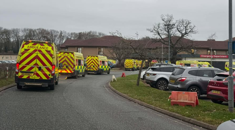 Ambulances continue to be stuck outside hospitals – but it’s improving